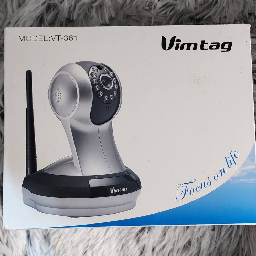 Vimtag Baby Monitor VT-361 Wi-Fi Security Camera HD IP/NetworkVideo 720P.